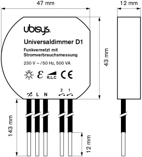 Abmessung D1